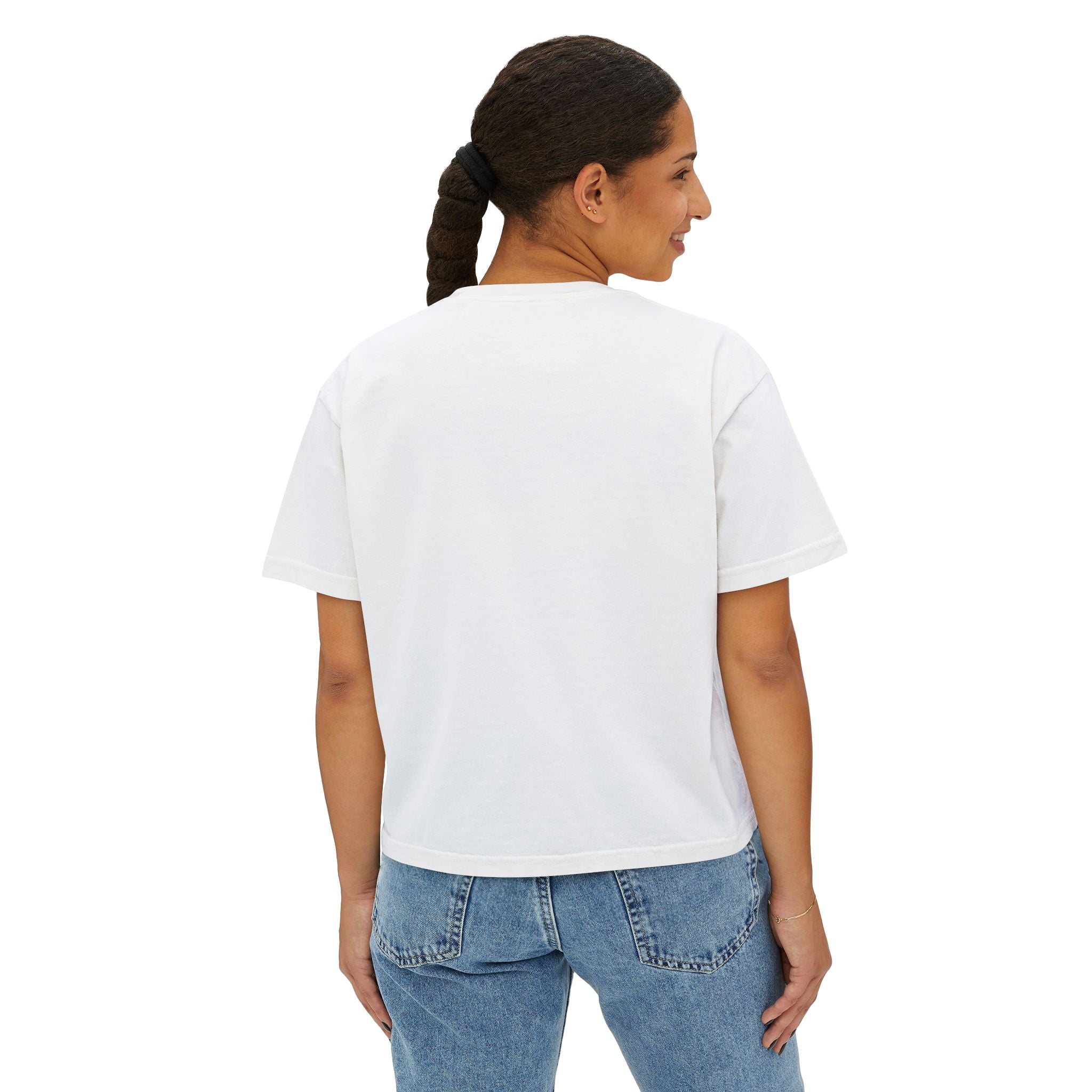 Will Work for Tacos Women's Boxy Tee — Funny Taco Lover Graphic T‑Shirt