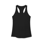 Cat Lady  In white font Women's Ideal Racerback Tank