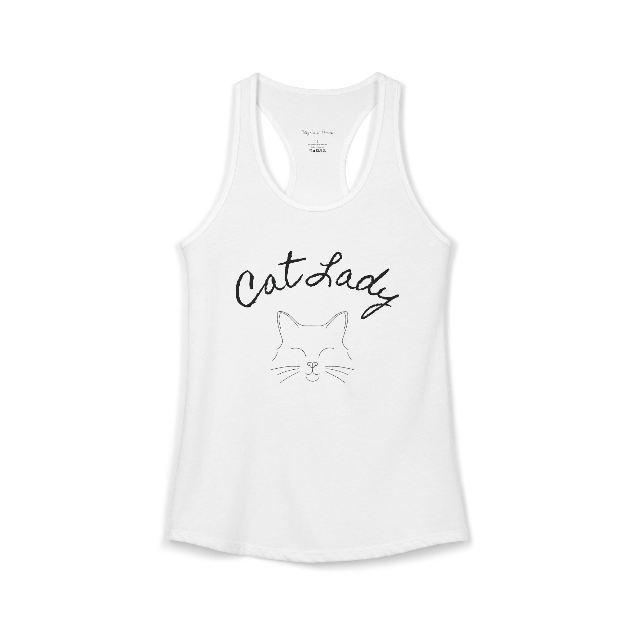 Cat Lady Women's Ideal Racerback Tank