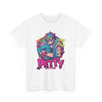 Petty Cotton Graphic Tee — Colorful Punk Anime-Inspired Design