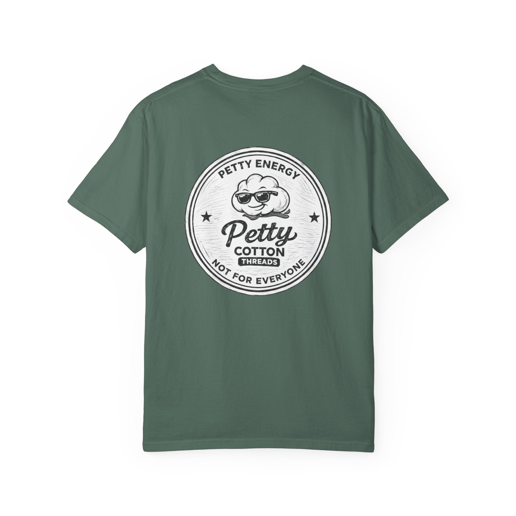 Petty Energy Graphic T-Shirt — 'Petty Cotton Threads' Vintage Badge