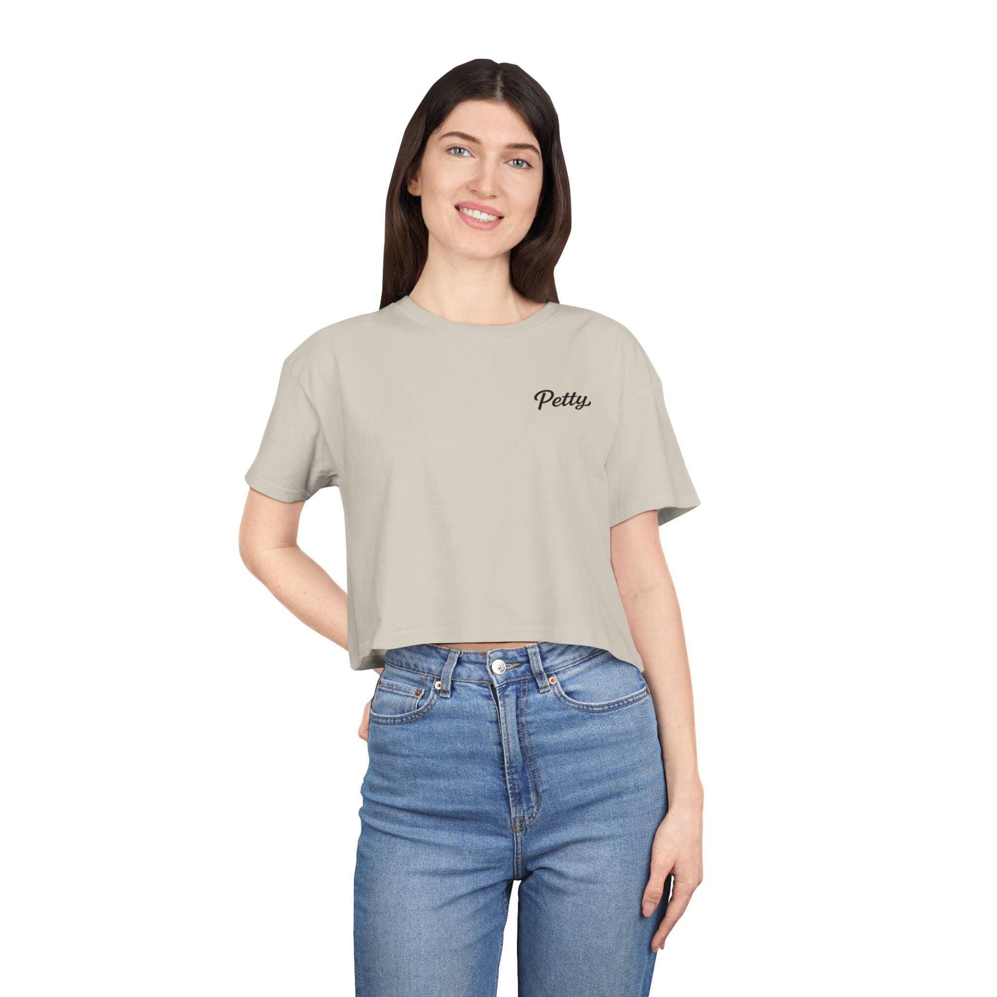 Petty Energy Leopard Crop Tee