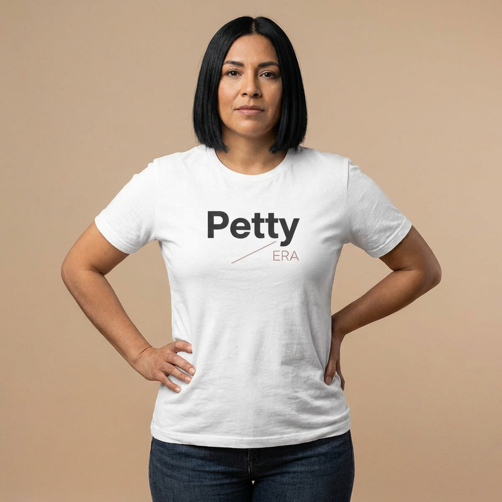 Petty Era Women's Tee - Funny Slogan Feminine Graphic T-Shirt