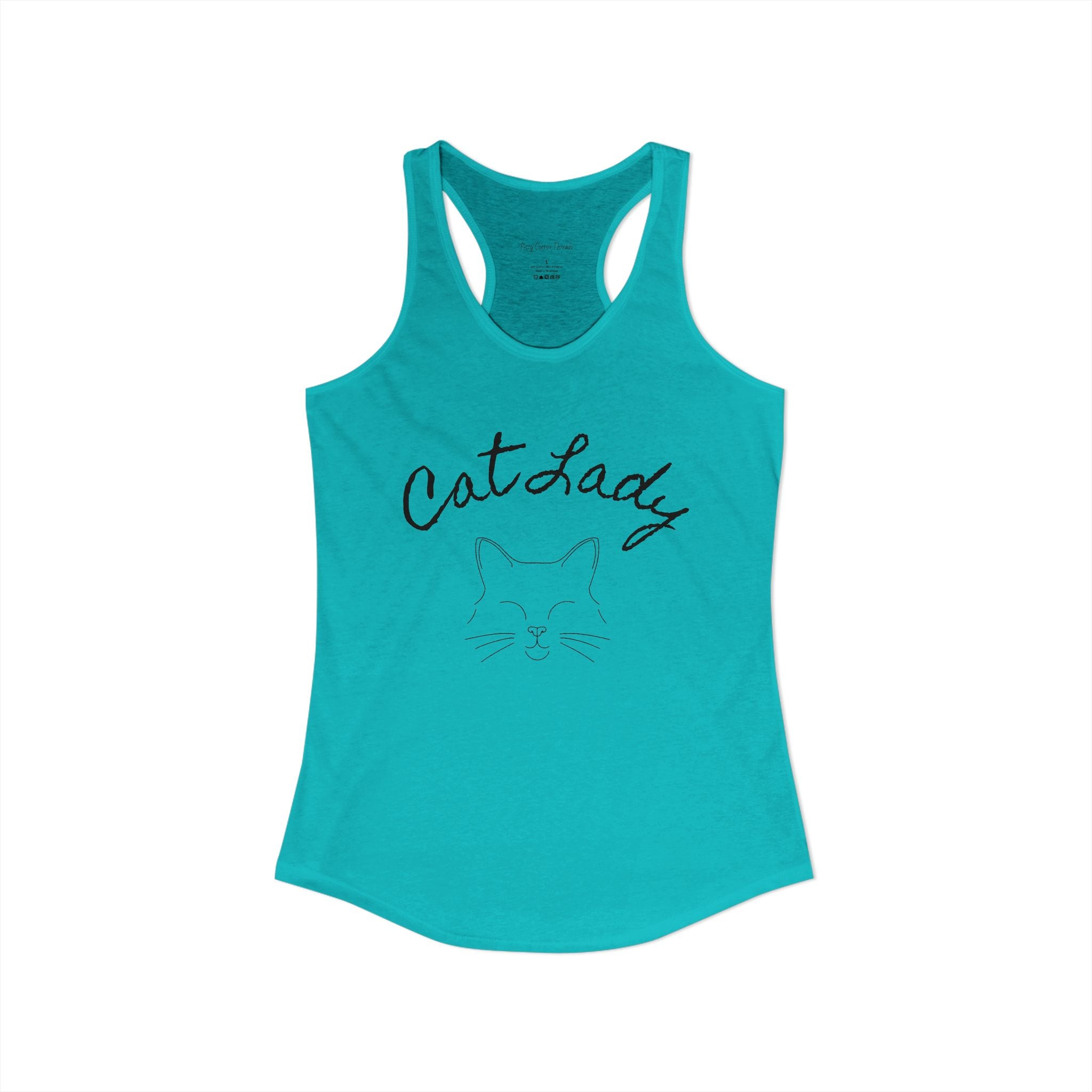 Cat Lady Women's Ideal Racerback Tank