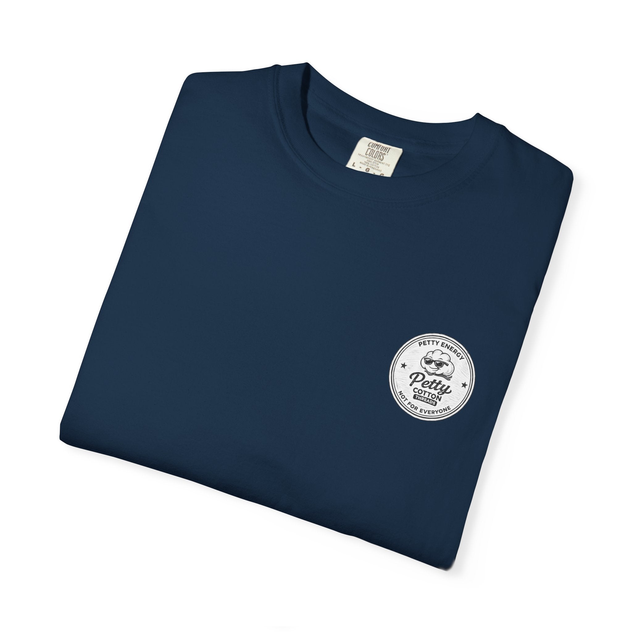 Petty Energy Graphic T-Shirt — 'Petty Cotton Threads' Vintage Badge