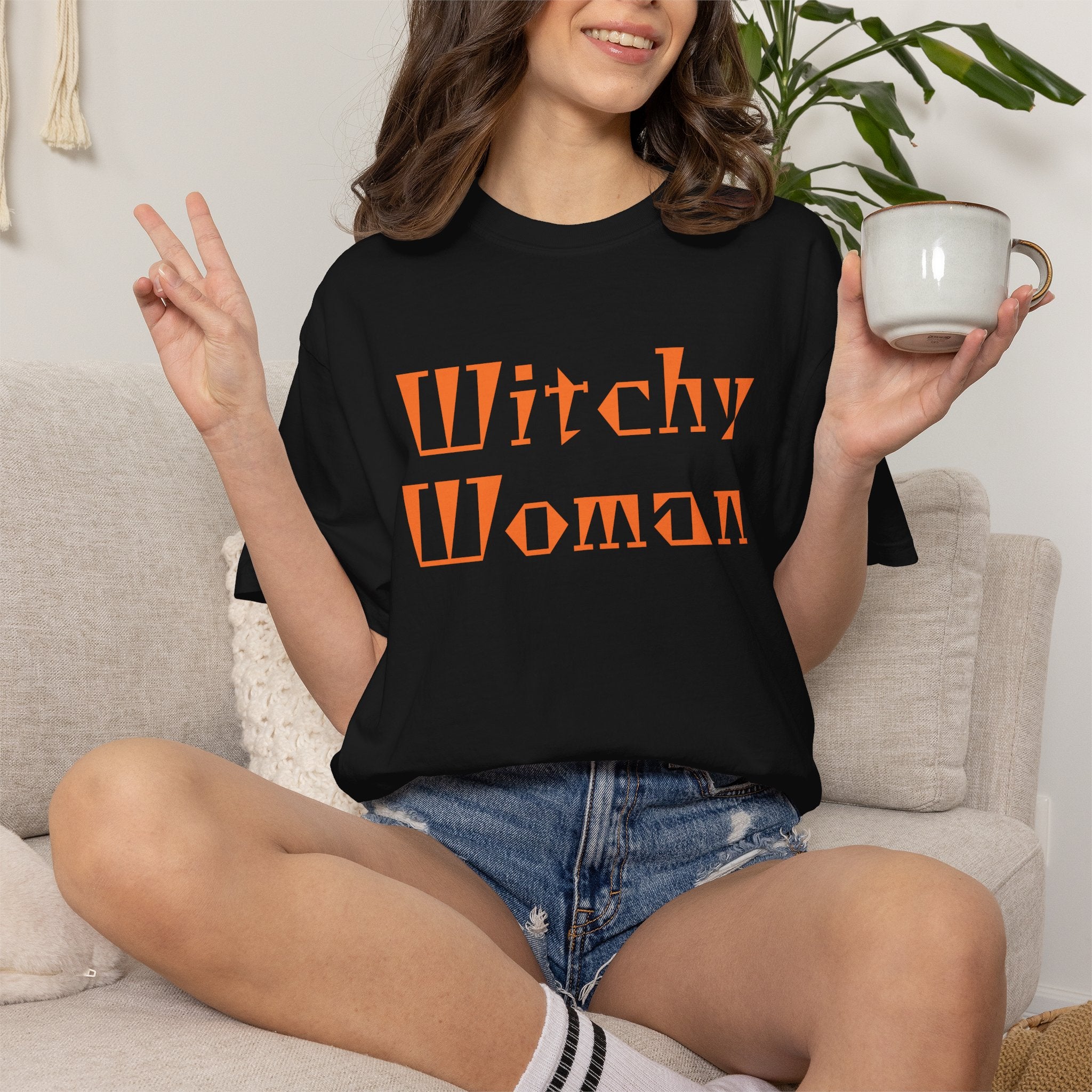 Witchy Woman T-Shirt — Halloween  Graphic Tee