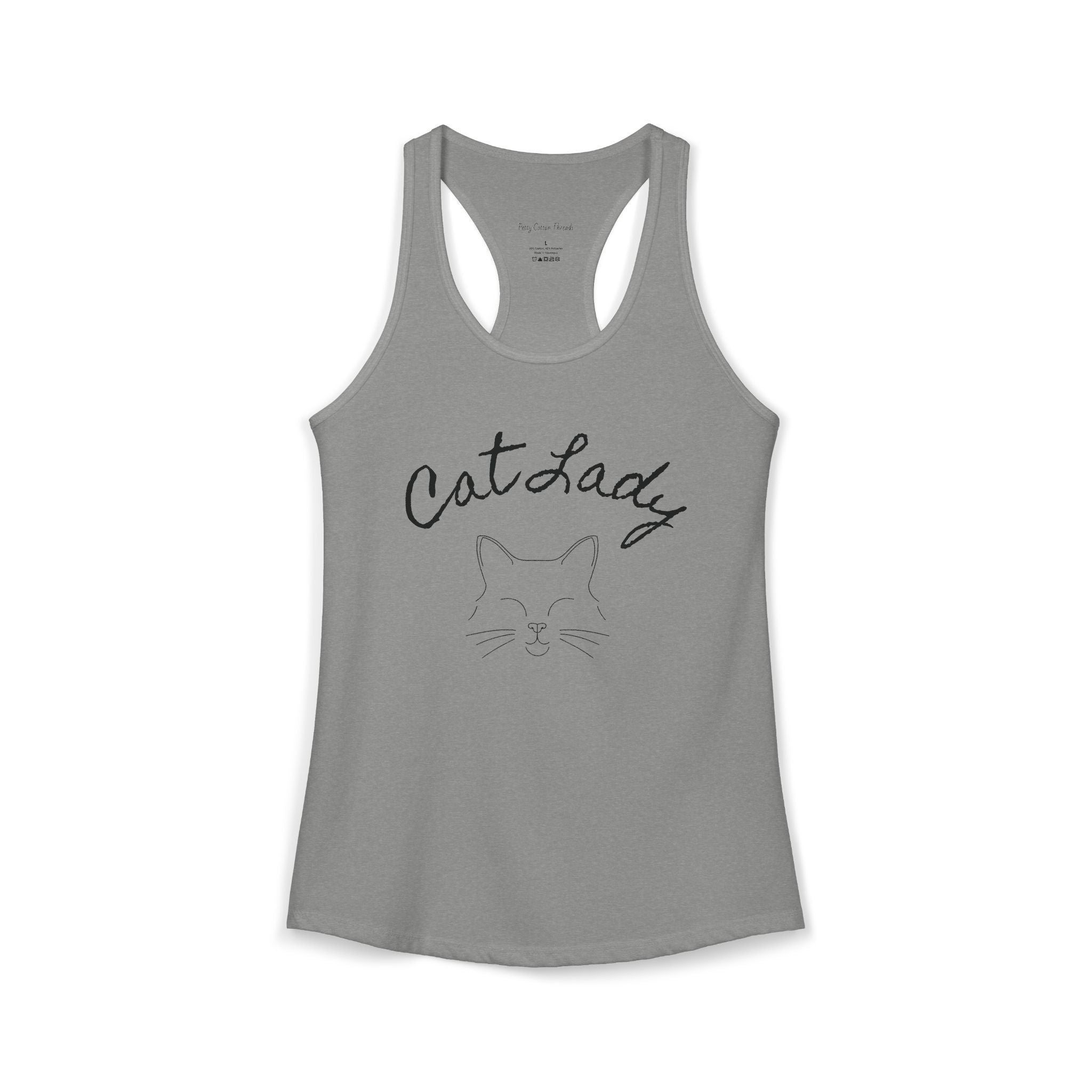 Cat Lady Women's Ideal Racerback Tank