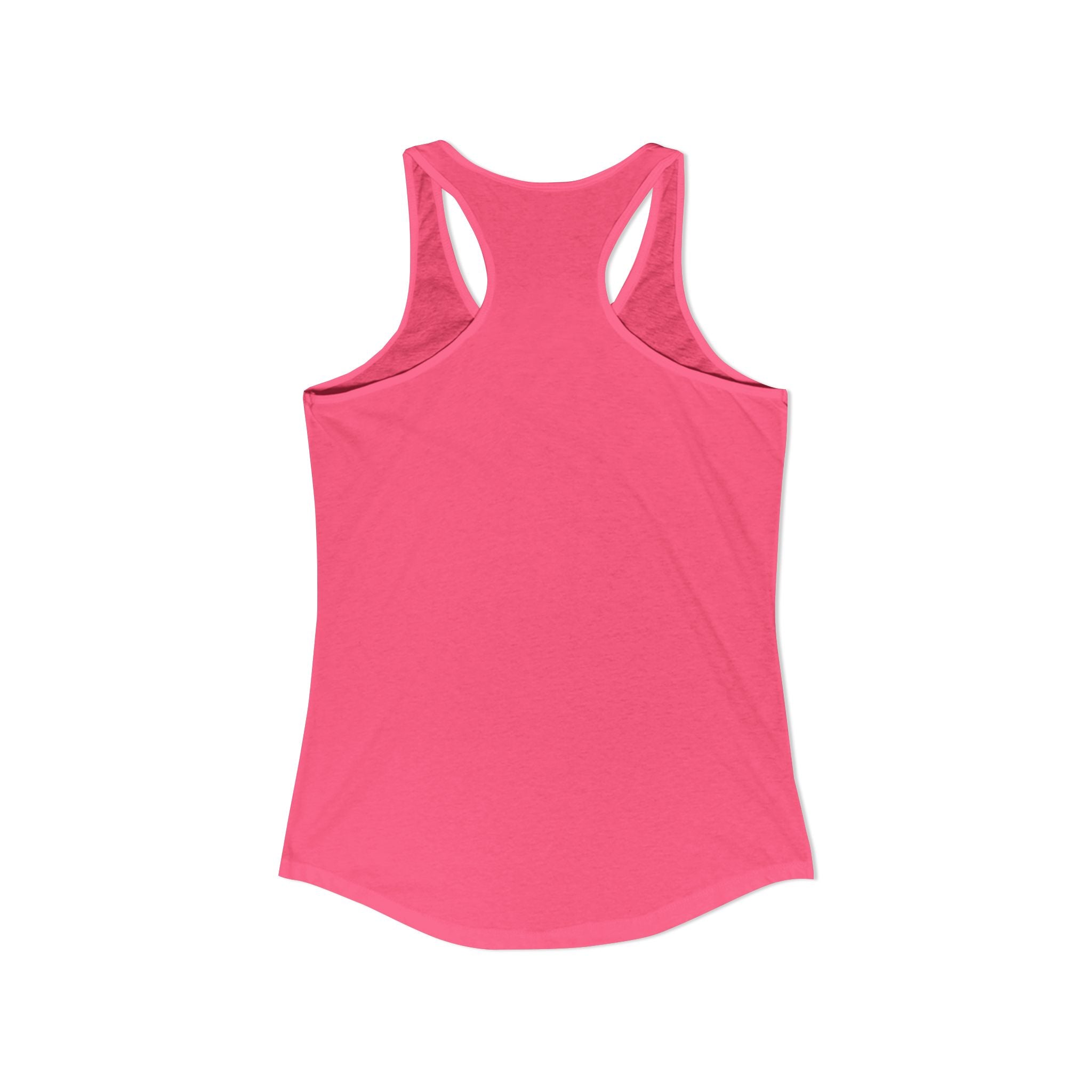Cat Lady  In white font Women's Ideal Racerback Tank