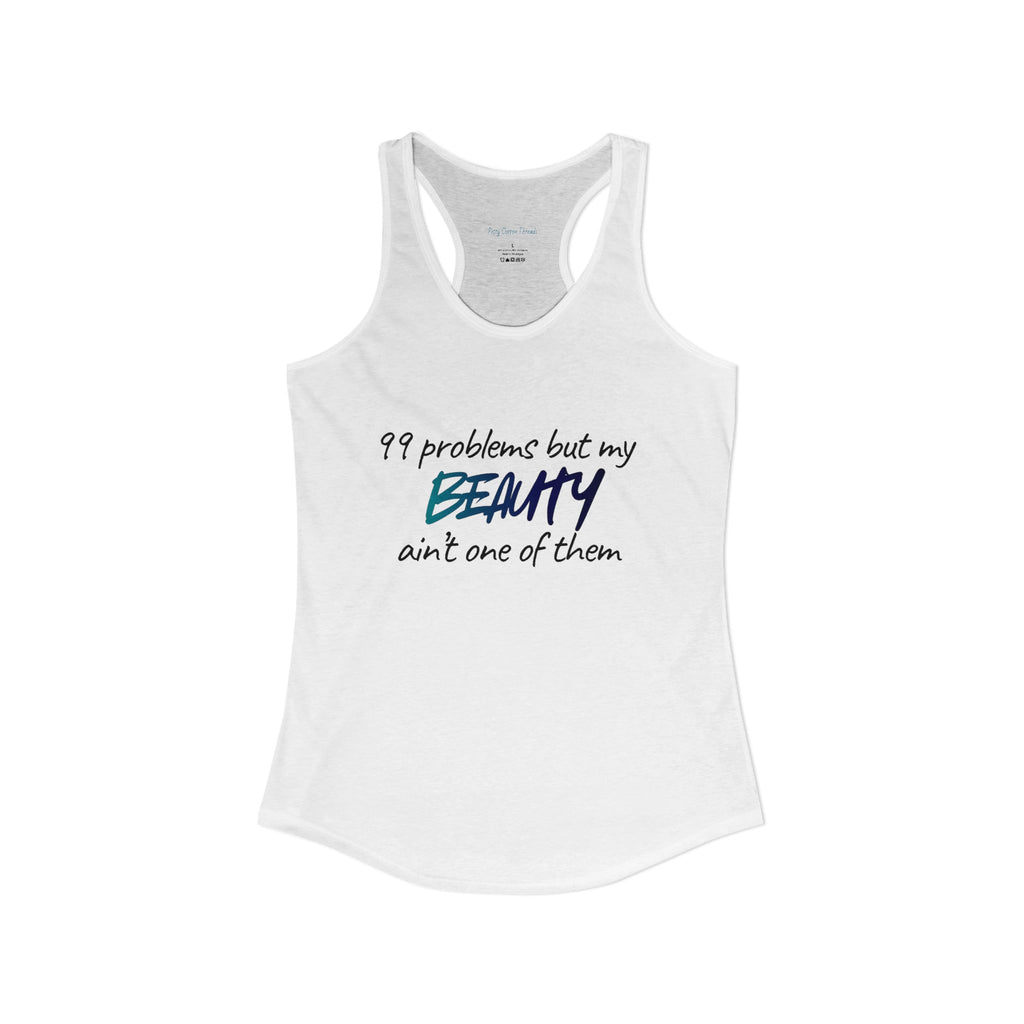 99 Problems Women's Racerback Tank