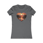 Women's Tee - Sunset Serenity Nature Graphic