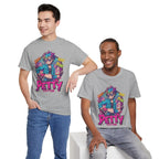 Petty Cotton Graphic Tee — Colorful Punk Anime-Inspired Design