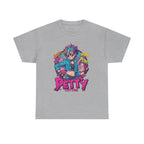 Petty Cotton Graphic Tee — Colorful Punk Anime-Inspired Design