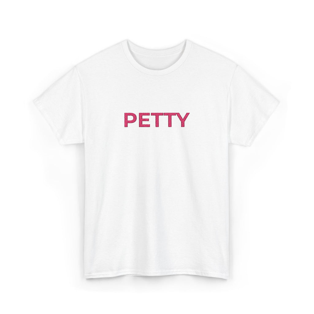 Petty T-Shirt — Pink embroidery Graphic Tee