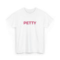 Petty T-Shirt — Pink embroidery Graphic Tee