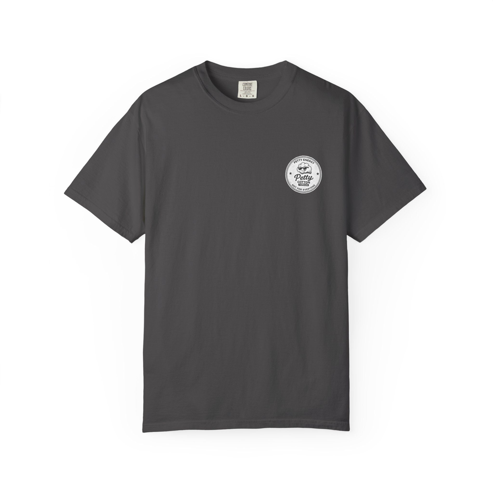 Petty Energy Graphic T-Shirt — 'Petty Cotton Threads' Vintage Badge