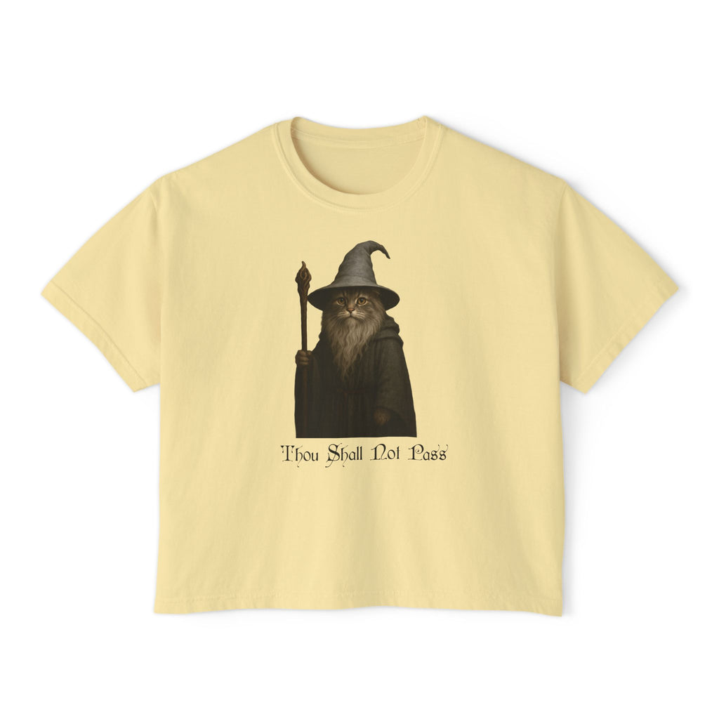 Thou Shall Not Pass Tee , Boxy Shirt