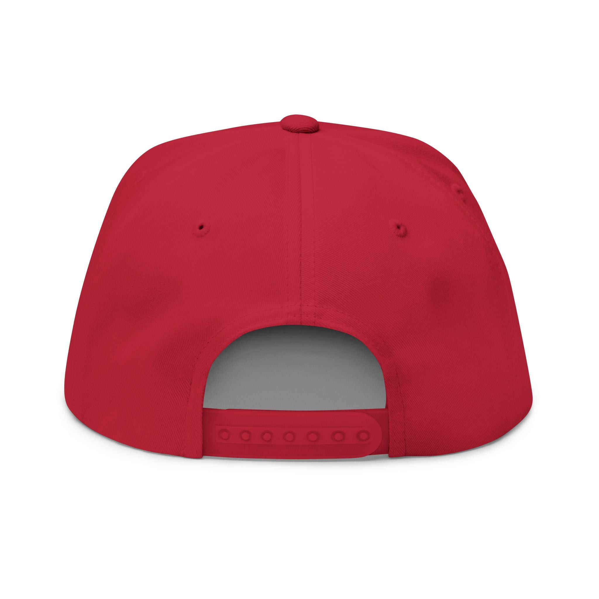 Petty Embroidered Flat Bill Cap — Bold Snapback Hat