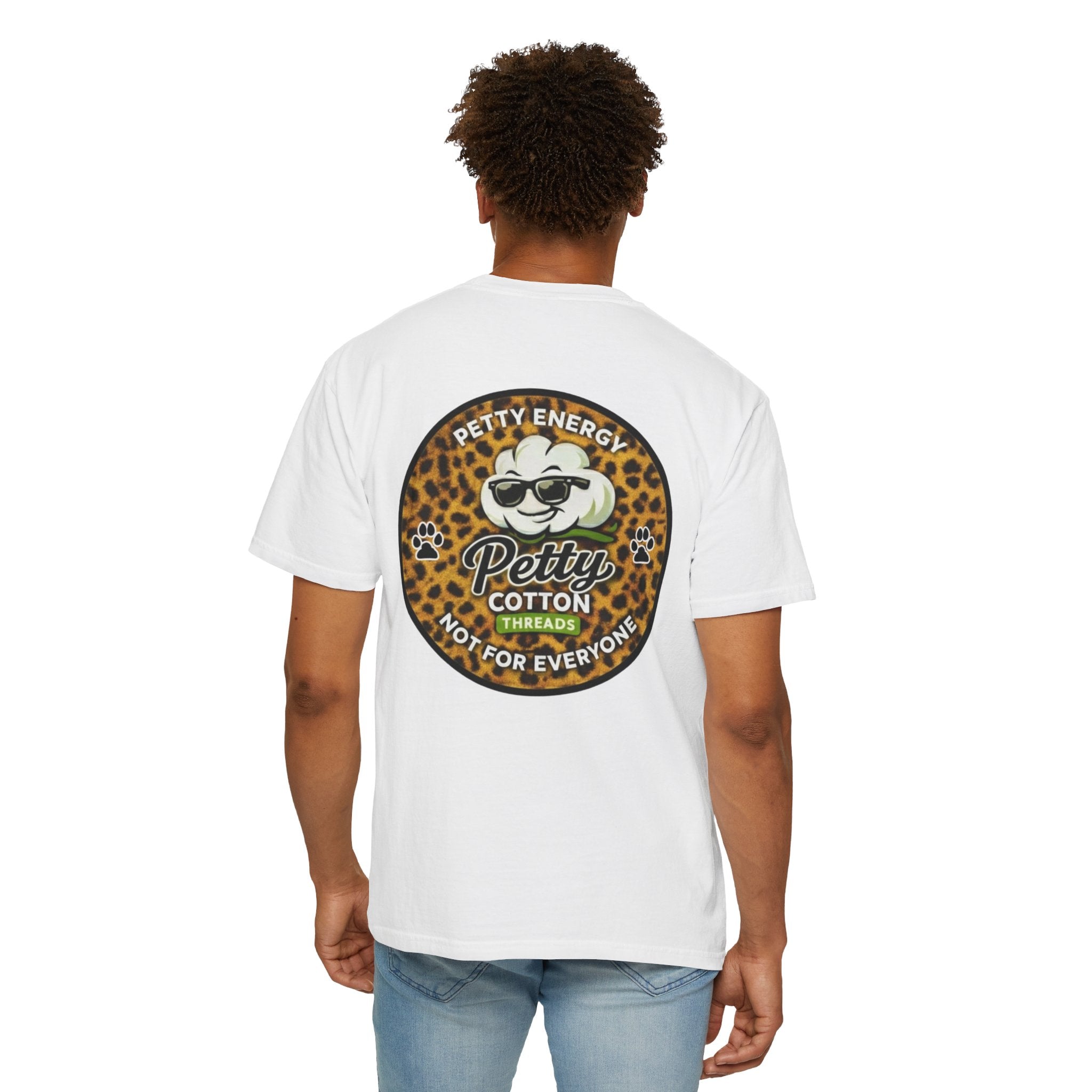 Petty Cotton “Petty Energy” Leopard Patch T-Shirt