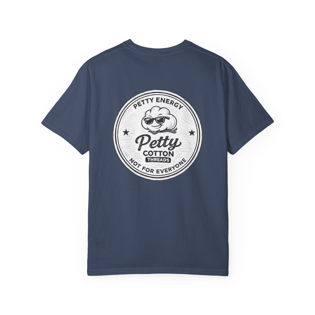 Petty Energy Graphic T-Shirt — 'Petty Cotton Threads' Vintage Badge