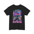 Cyberpunk Samurai T‑Shirt — “Petty Cotton” Neon Dragon Graphic Tee