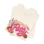 Powered by Petty T-Shirt — Donut & Coffee Funny Graphic Tee