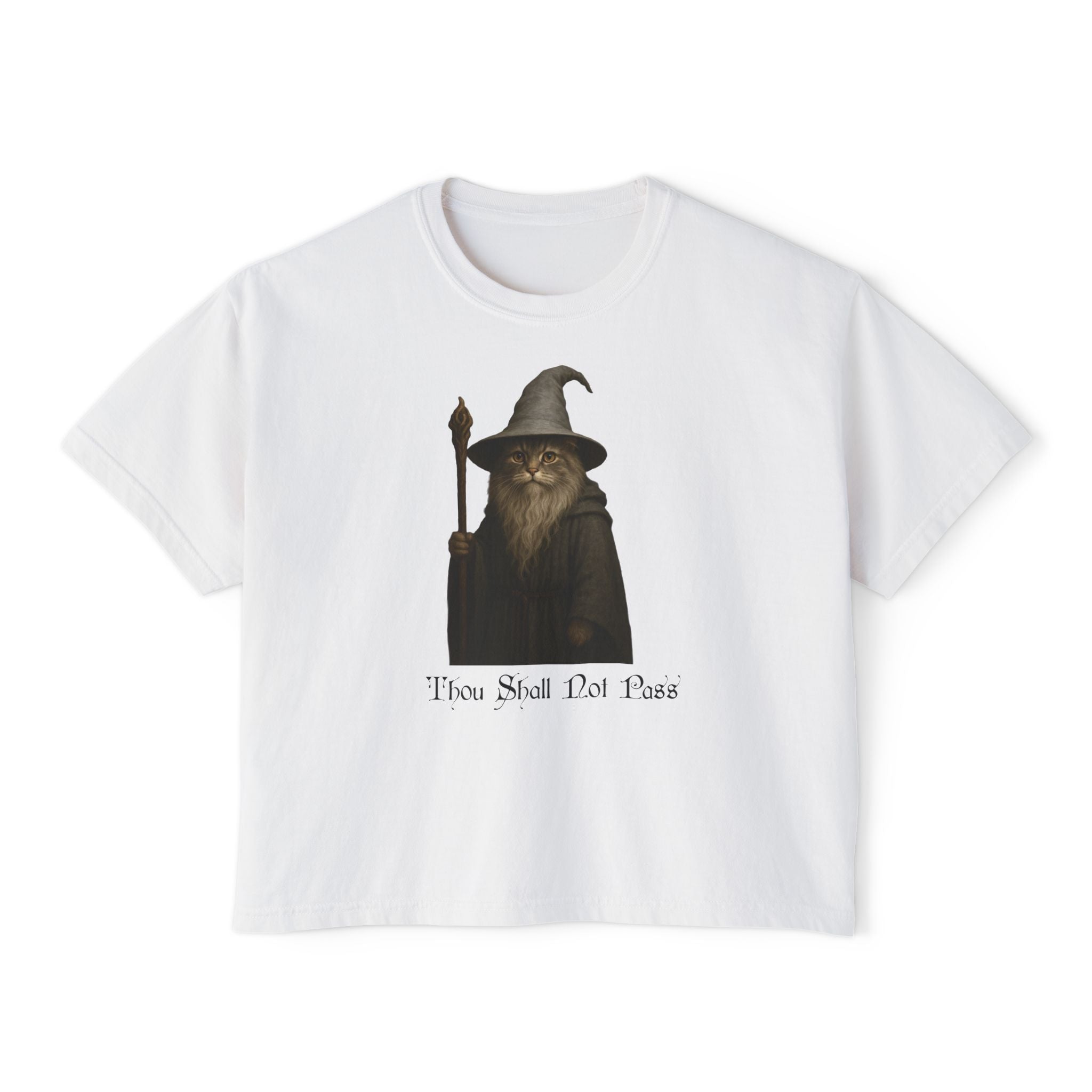 Thou Shall Not Pass Tee , Boxy Shirt