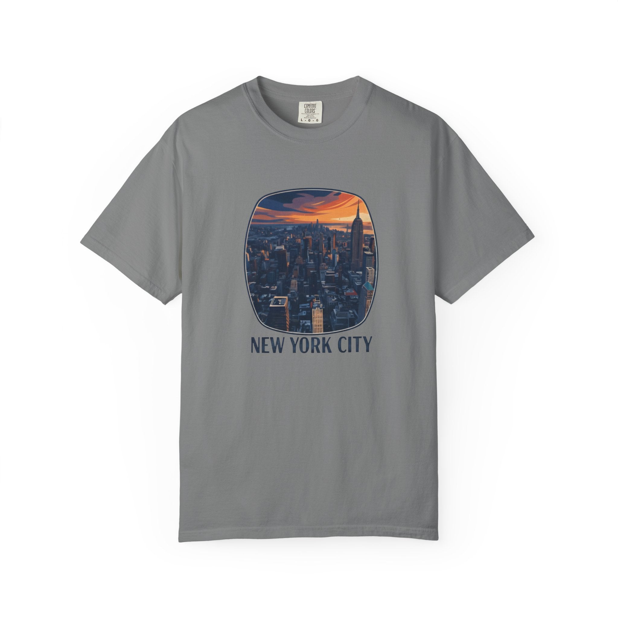 New York City Sunset T-Shirt — NYC Skyline Travel Tee