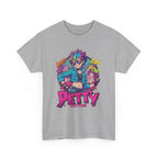 Petty Cotton Graphic Tee — Colorful Punk Anime-Inspired Design