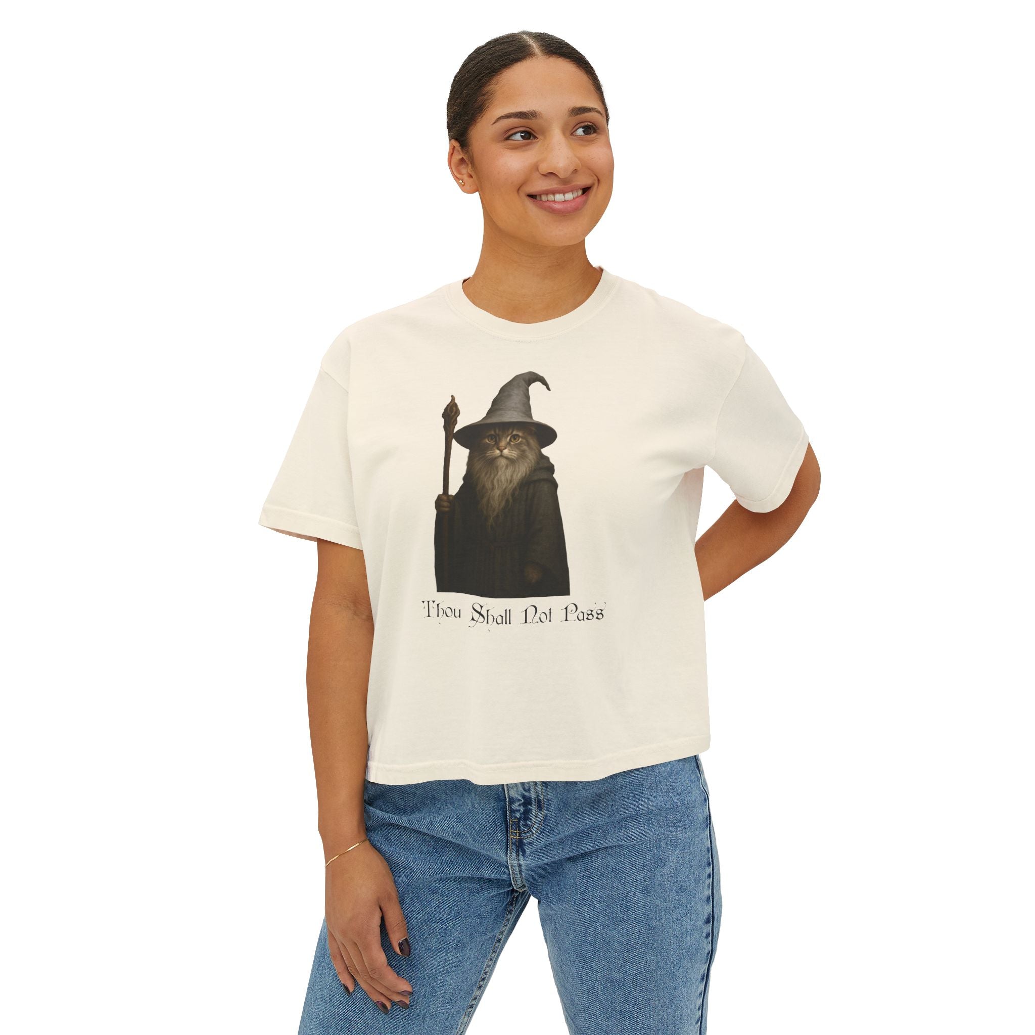 Thou Shall Not Pass Tee , Boxy Shirt