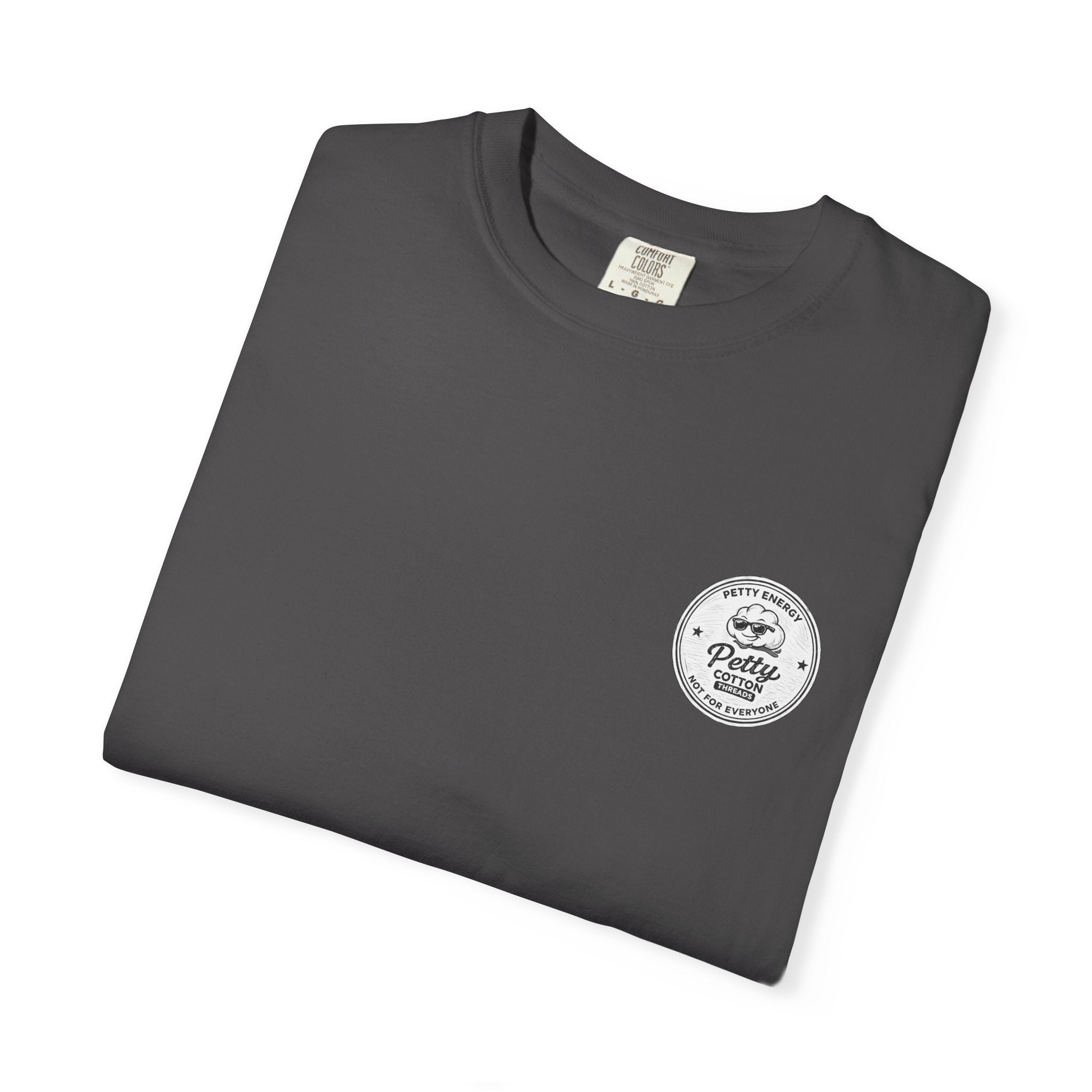Petty Energy Graphic T-Shirt — 'Petty Cotton Threads' Vintage Badge