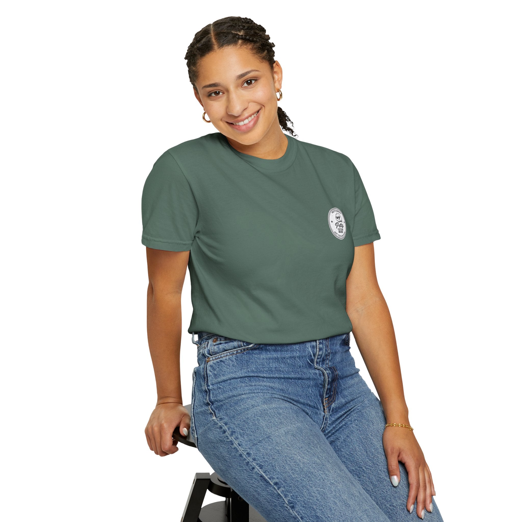 Petty Energy Graphic T-Shirt — 'Petty Cotton Threads' Vintage Badge
