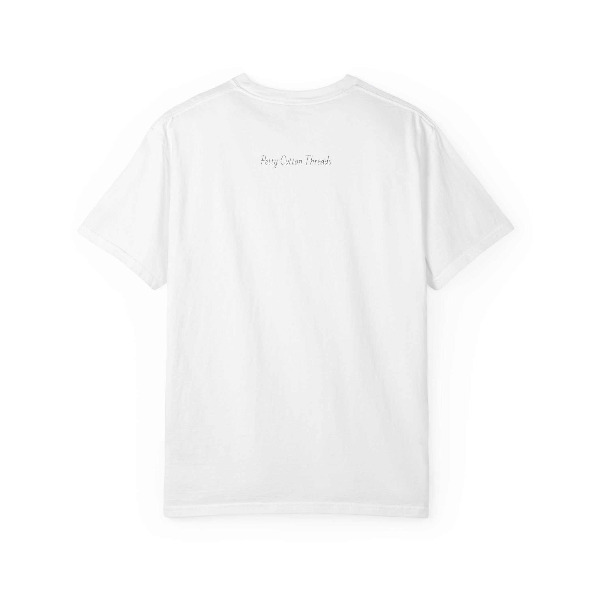 Petty Energy Graphic Front logo -T-Shirt — "Petty Cotton" Retro Badge Tee