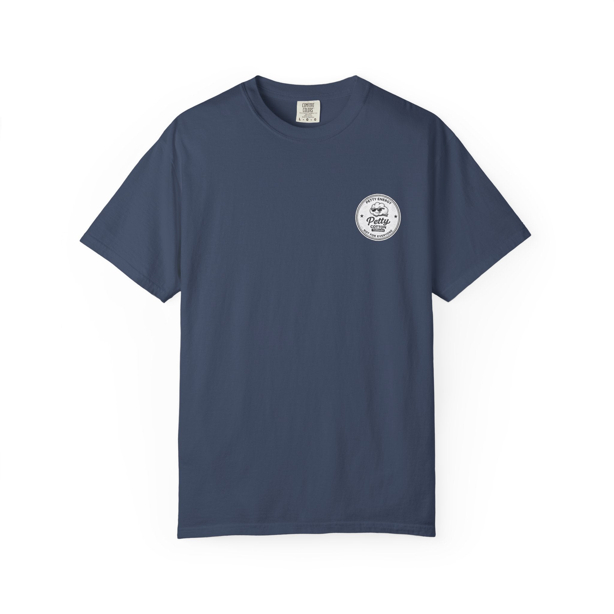 Petty Energy Graphic T-Shirt — 'Petty Cotton Threads' Vintage Badge