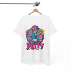 Petty Cotton Graphic Tee — Colorful Punk Anime-Inspired Design