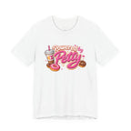 Powered by Petty T-Shirt — Donut & Coffee Funny Graphic Tee
