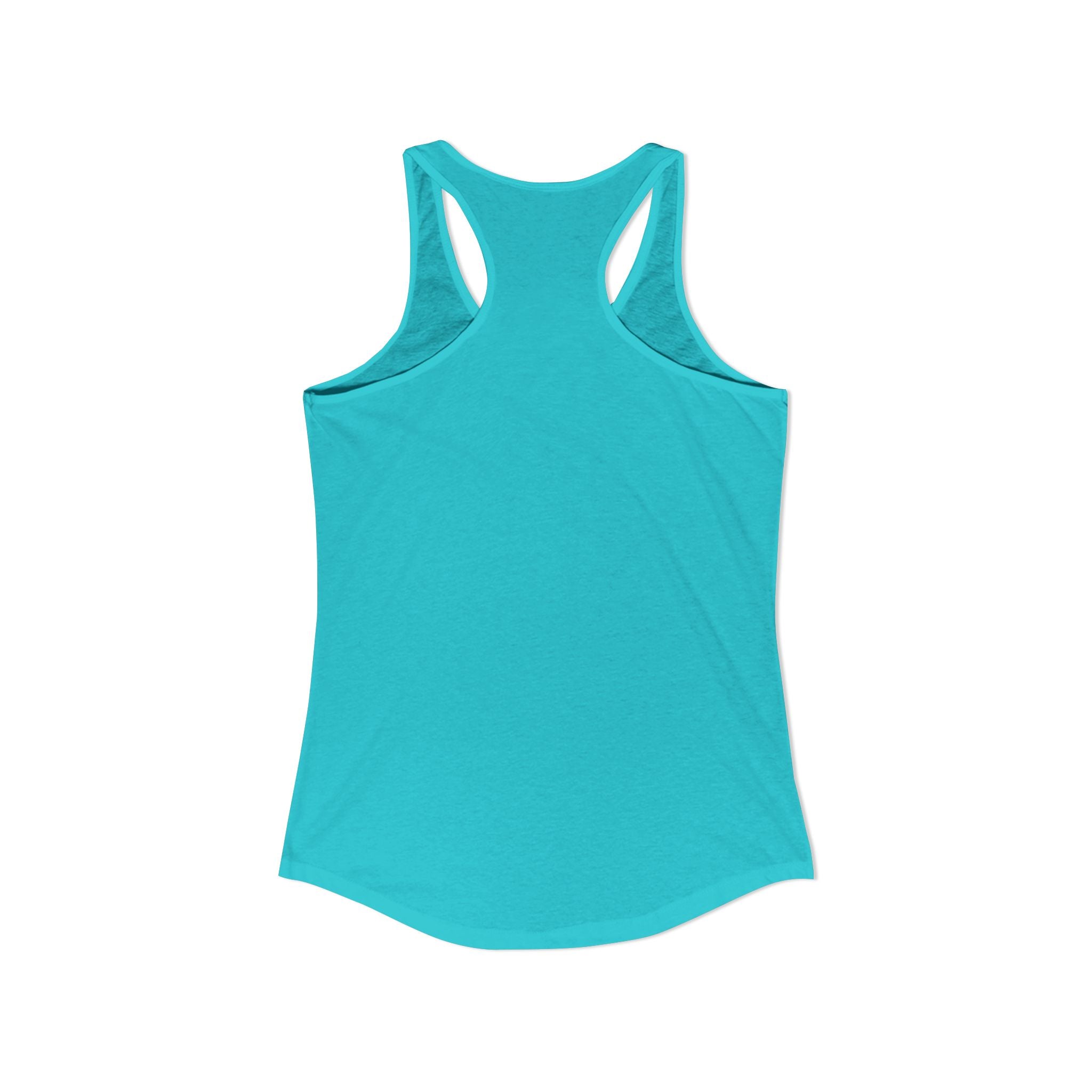 Cat Lady  In white font Women's Ideal Racerback Tank