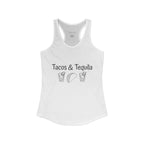 Tacos and Tequila Women's Ideal Racerback Tank