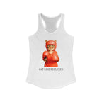 Cat Like Reflexes Women's Ideal Racerback Tank
