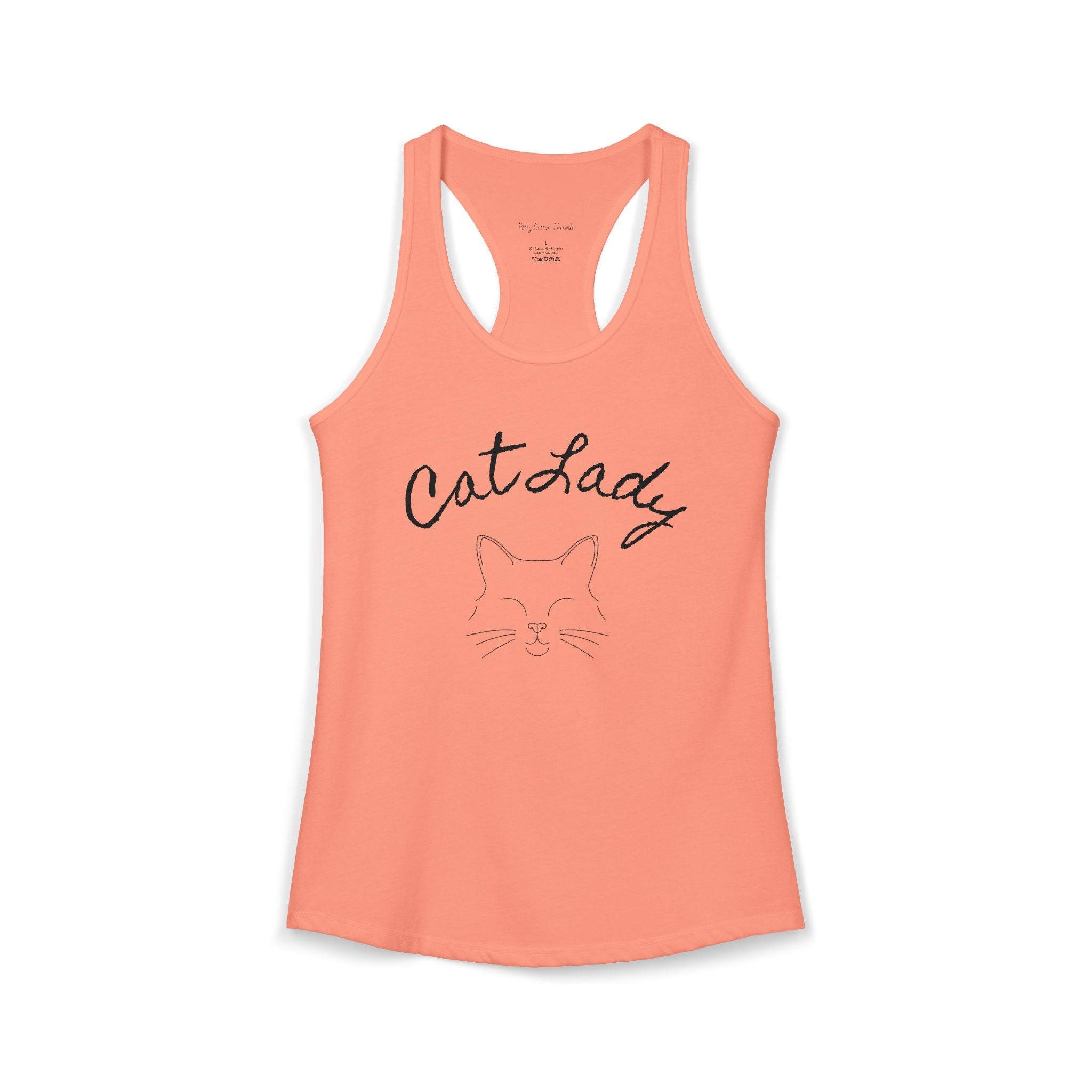 Cat Lady Women's Ideal Racerback Tank