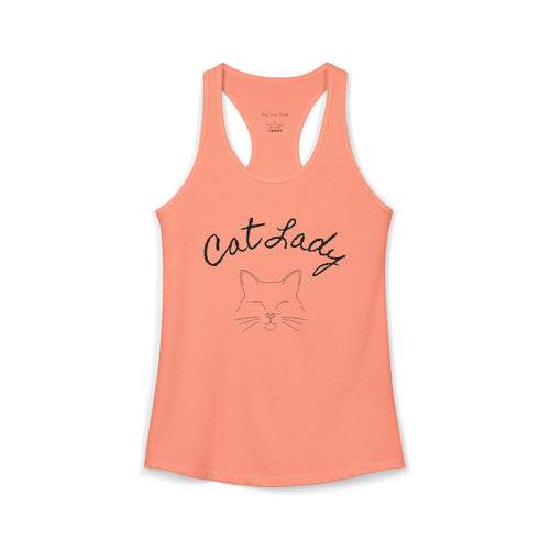 Cat Lady Women's Ideal Racerback Tank