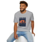 New York City Skyline T-Shirt — Retro Sunset NYC Graphic Tee