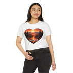 Serenity Sunset Nature Crop Top