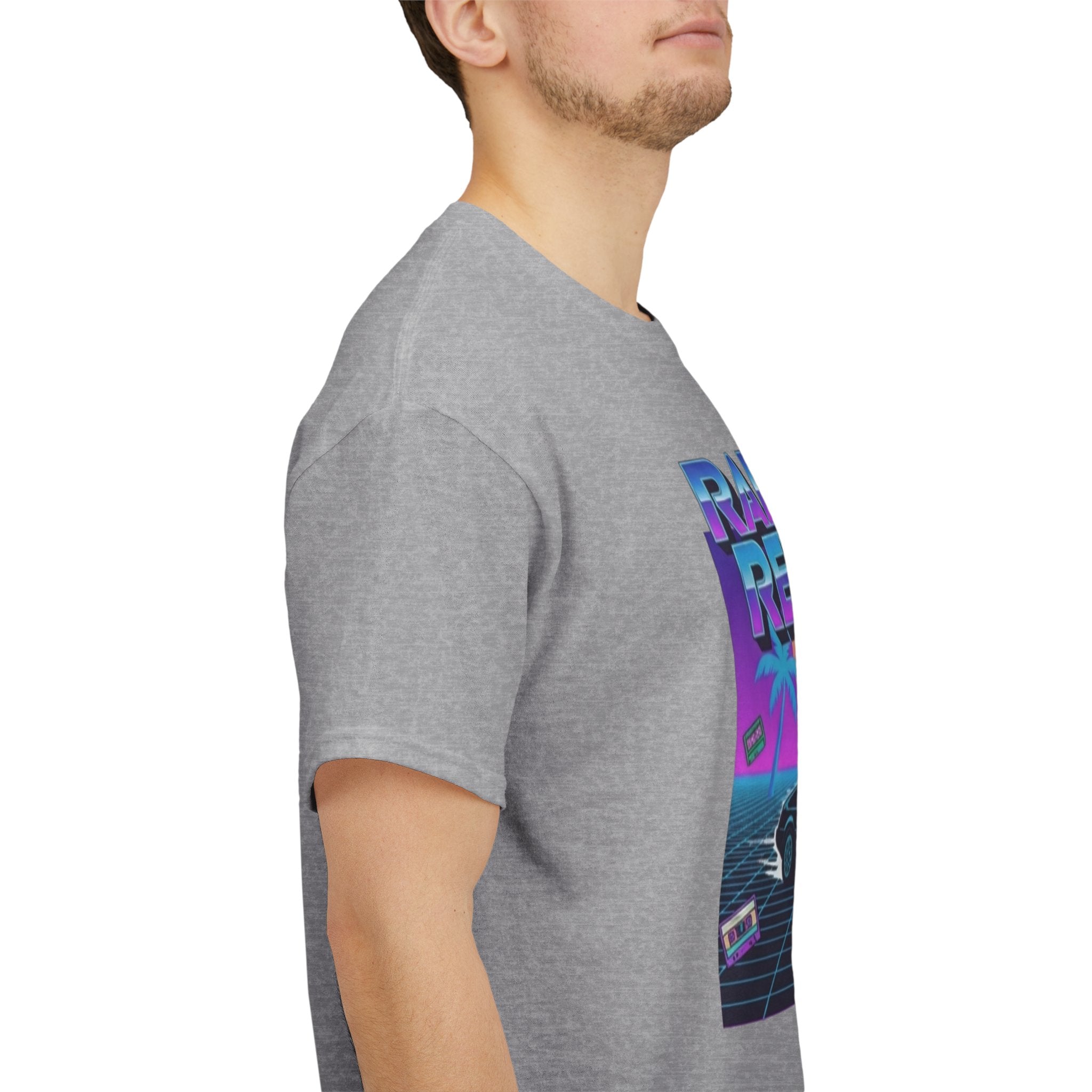 Radical Rewind Retro Sunset Tee — 80s Vaporwave Car Graphic Shirt