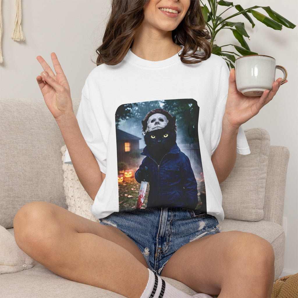 Kitten Myers Halloween T-Shirt — Horror Movie Graphic Tee