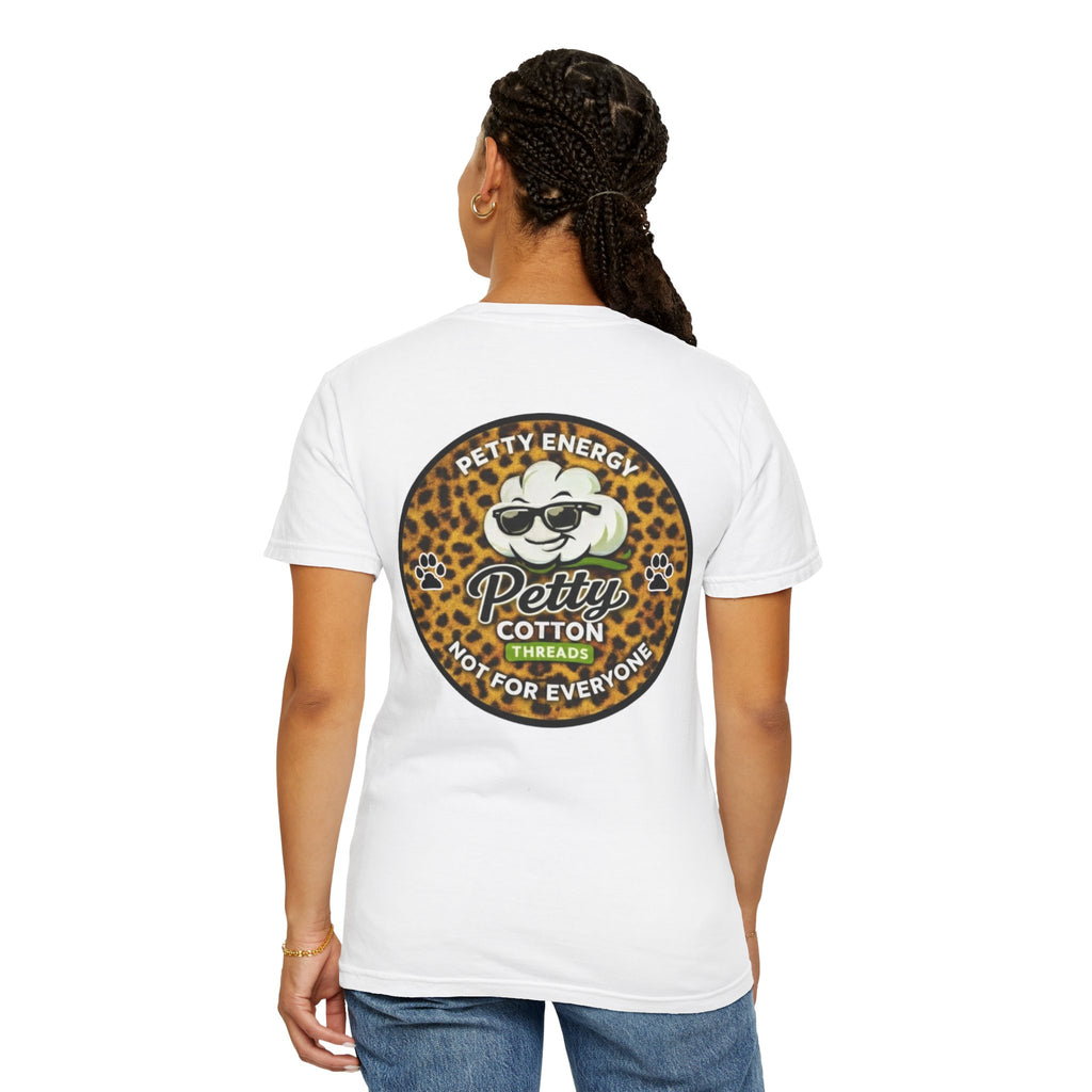 Petty Cotton “Petty Energy” Leopard Patch T-Shirt