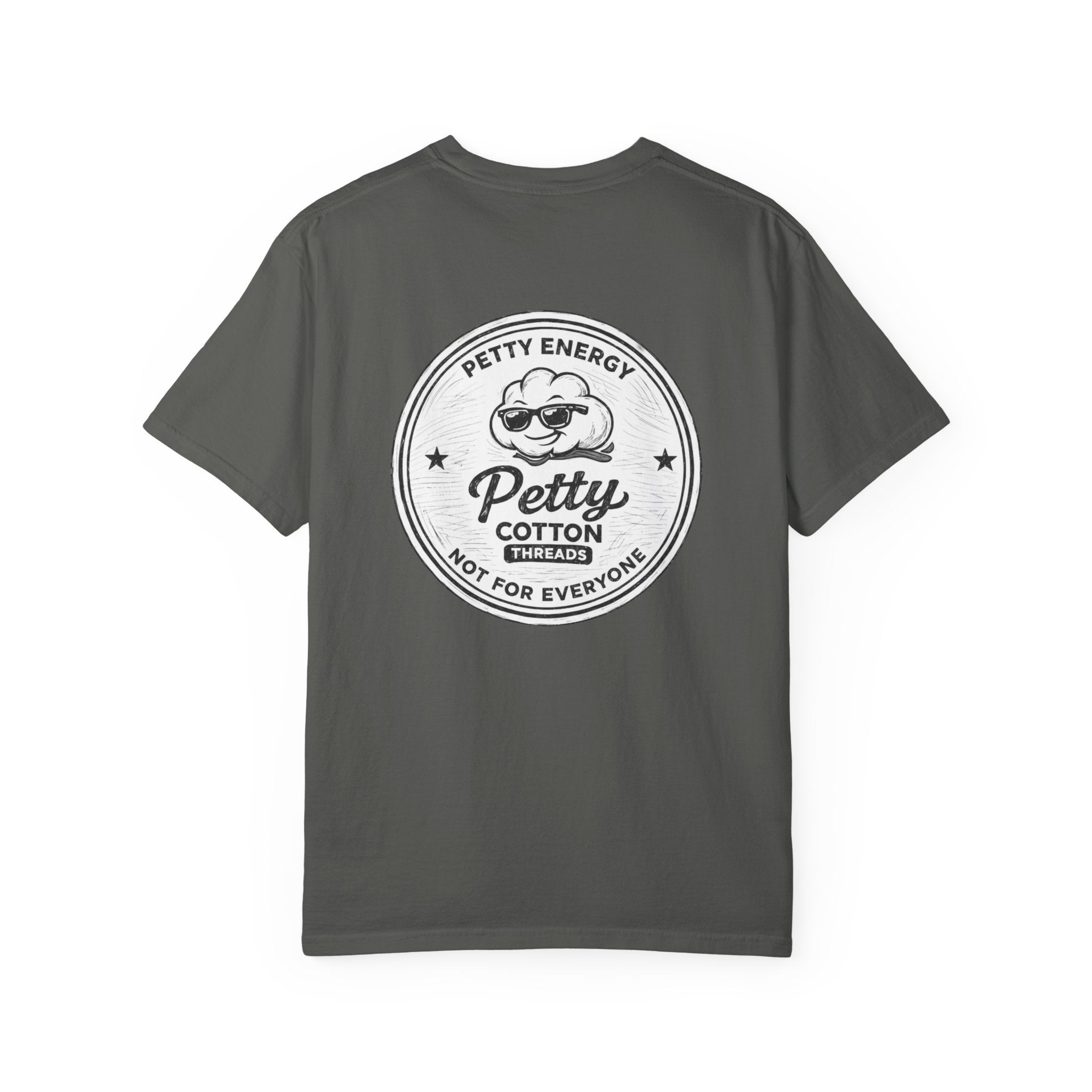 Petty Energy Graphic T-Shirt — 'Petty Cotton Threads' Vintage Badge