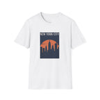 New York City Skyline T-Shirt — Retro Sunset NYC Graphic Tee