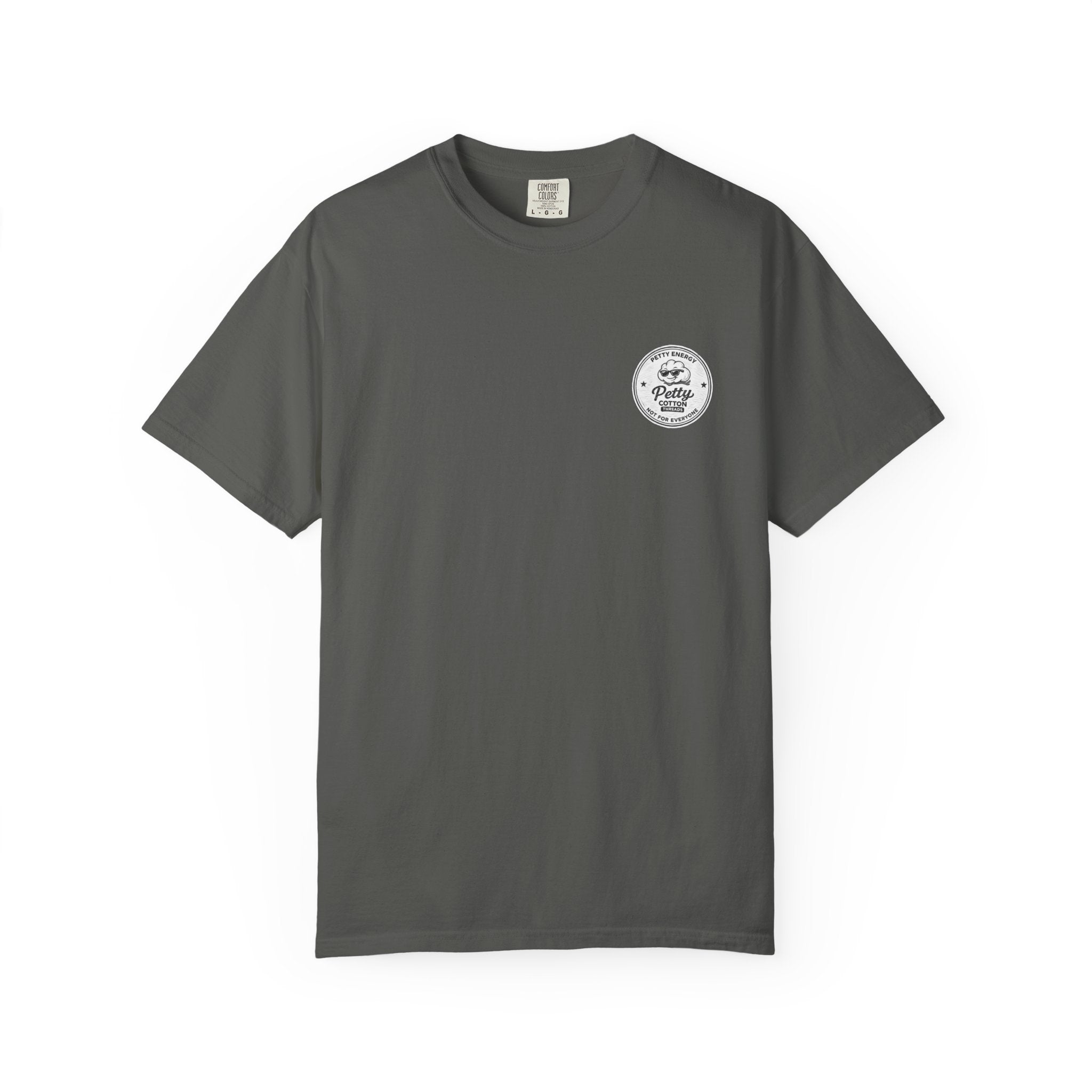 Petty Energy Graphic T-Shirt — 'Petty Cotton Threads' Vintage Badge
