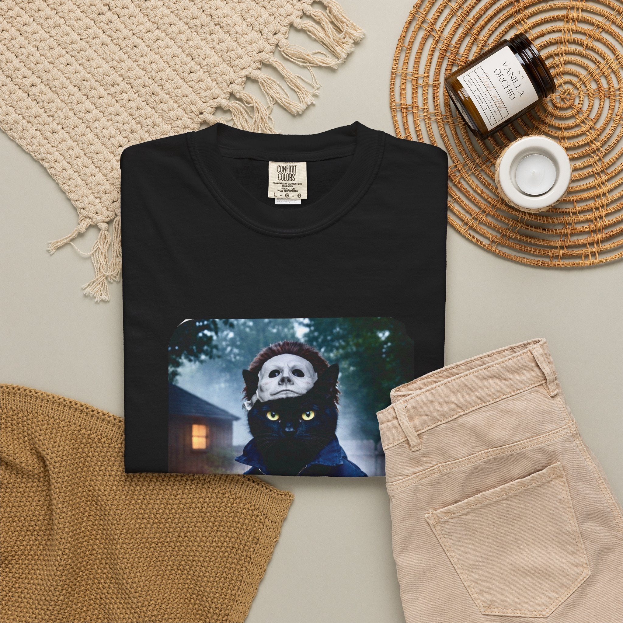 Kitten Myers Halloween T-Shirt — Horror Movie Graphic Tee