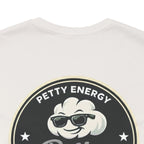 Petty Energy Graphic Tee — "Petty Cotton Threads" Retro Back Logo